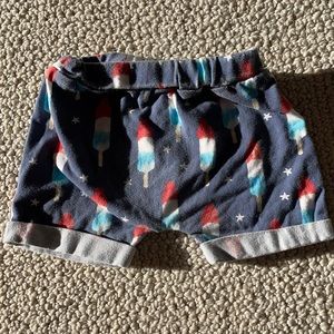 Baby Red white blue popsicle shorts